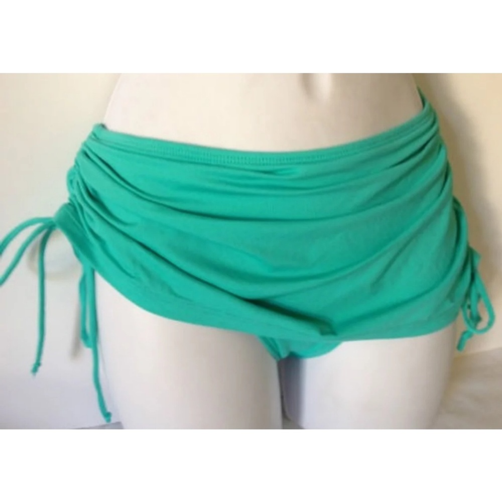 Apt. 9 NWT green side tie swim skirt